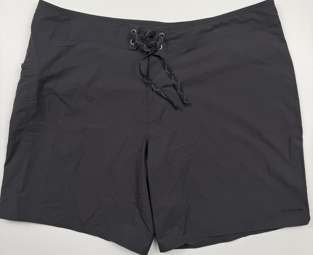 Patagonia Womens Size 14 Black Outdoor Hiking Travel Water Shorts